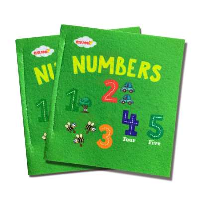 Cheap&High Quality Felt Cloth Book for Kids, Soft&Durable Fabric Educational Book for Baby to Learn Numbers II