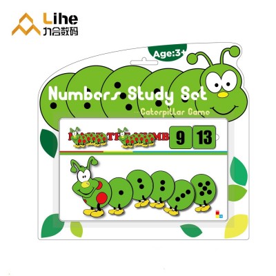 Esummi Clever Caterpillar Level II Number Study Small Set Infant Toy Educational Games for Kindergarten Gift for Kids